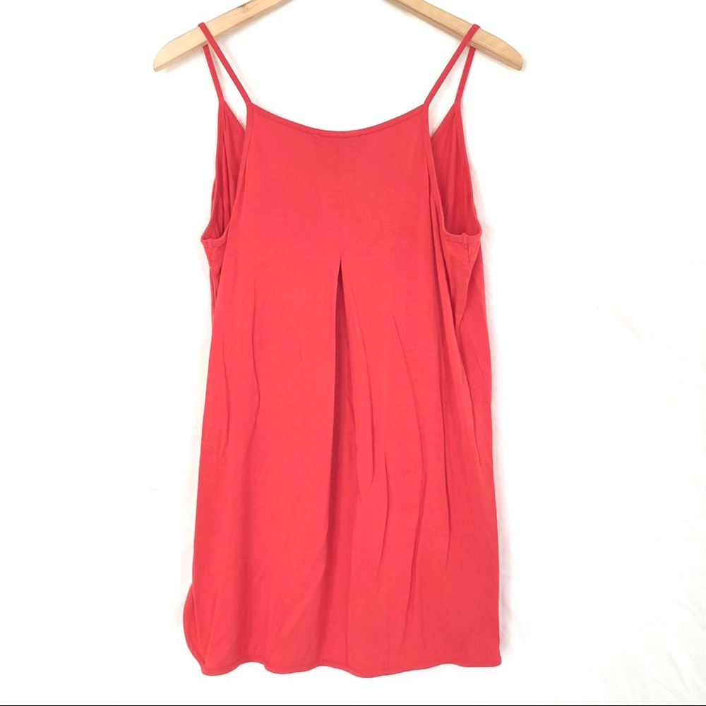 SOLD! PHILOSOPHY Sexy Coral Faux Wrap Tank Top - Picture 3 of 7